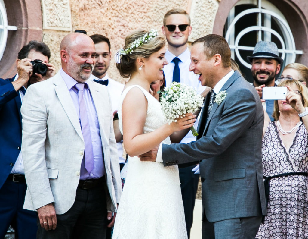 Hochzeitsfotograf Landau Brautpaar First Look