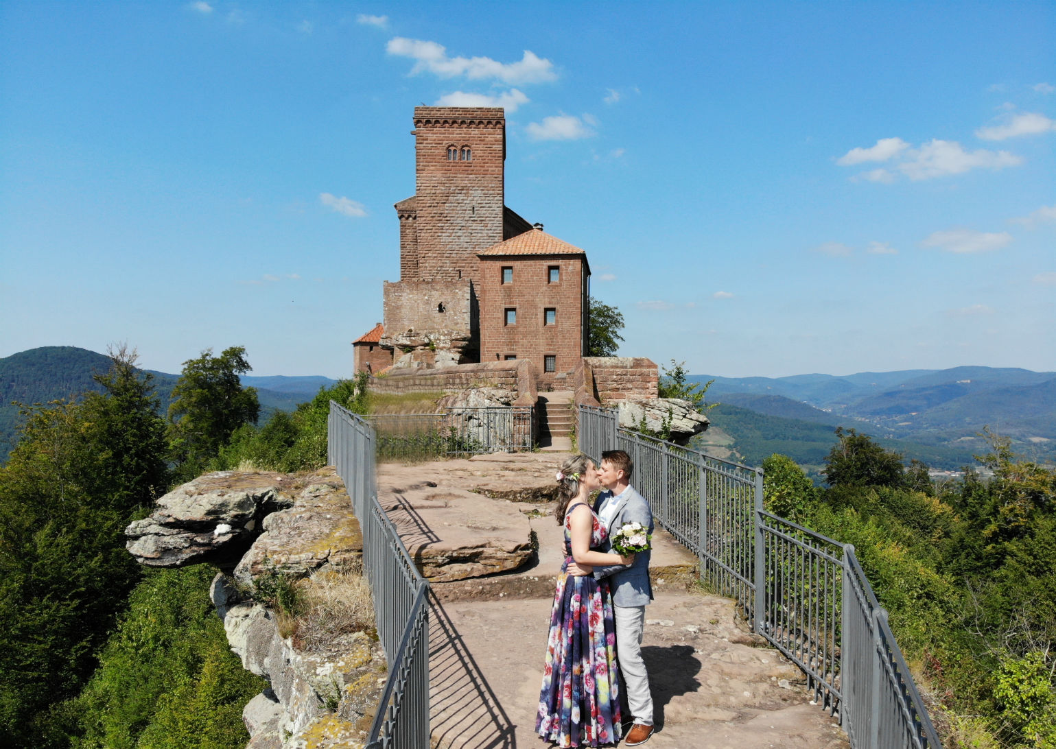 Brautpaar Burg Trifels Annweiler Pfalz