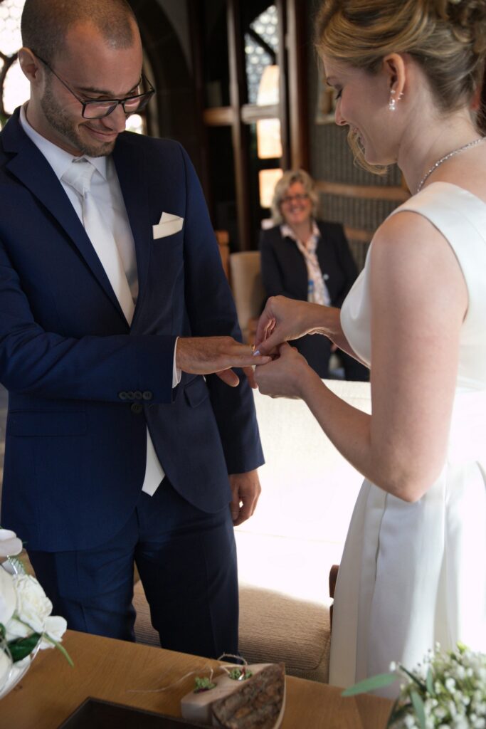 Ringübergabe Brautpaar Pfalz