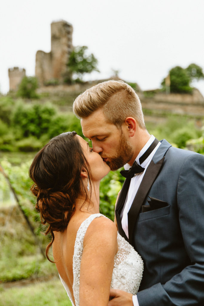 Brautpaarshooting vor der Wachtenburg in Wachenheim Pfalz